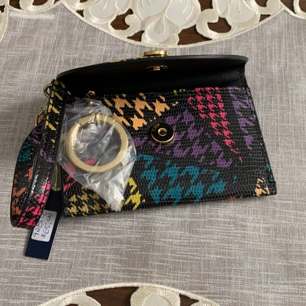 NWT Lodis Leather Card / Key Holder